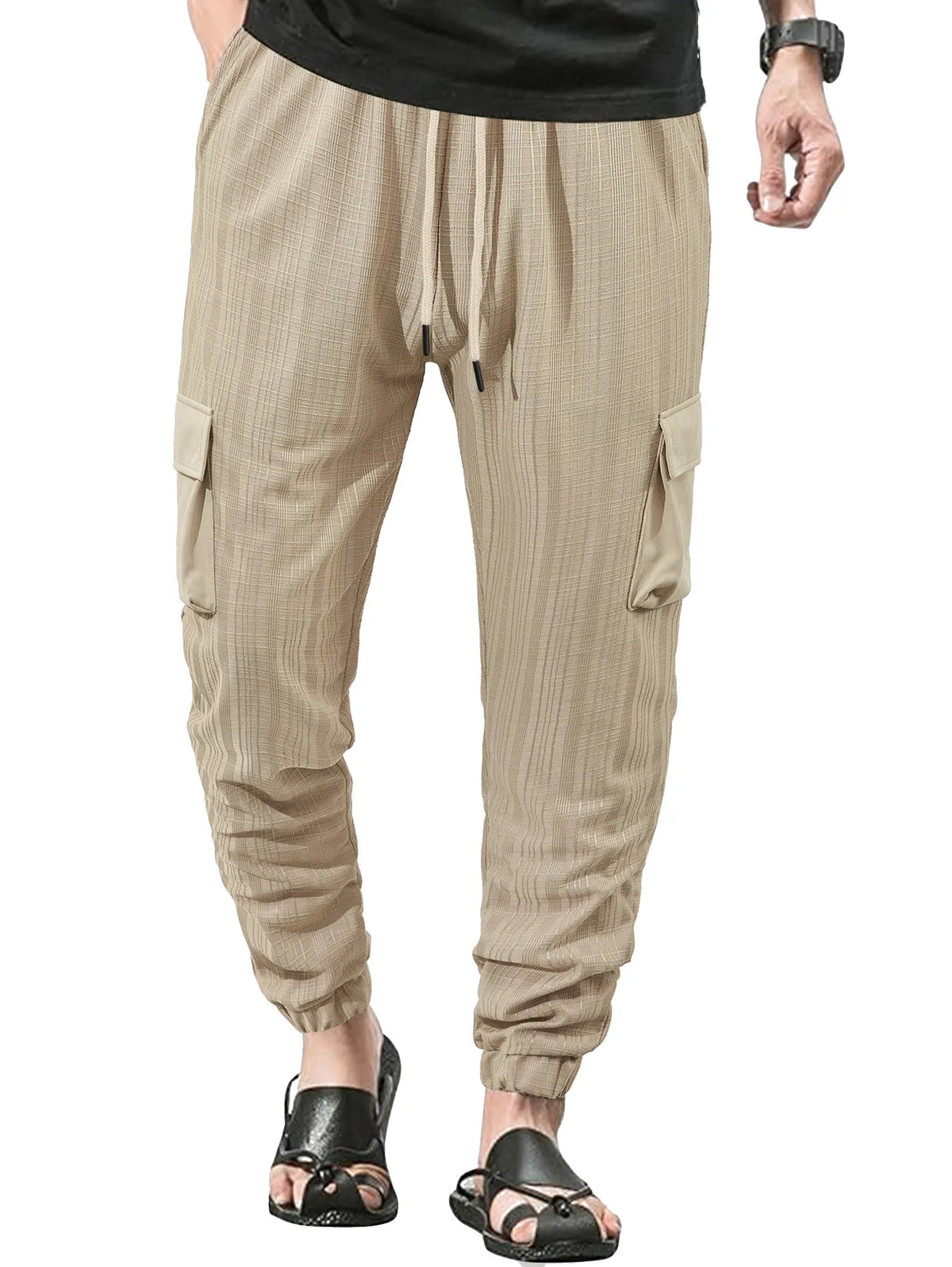 Men's Casual Loose, Comfortable And Breathable Linen-like Casual Pants