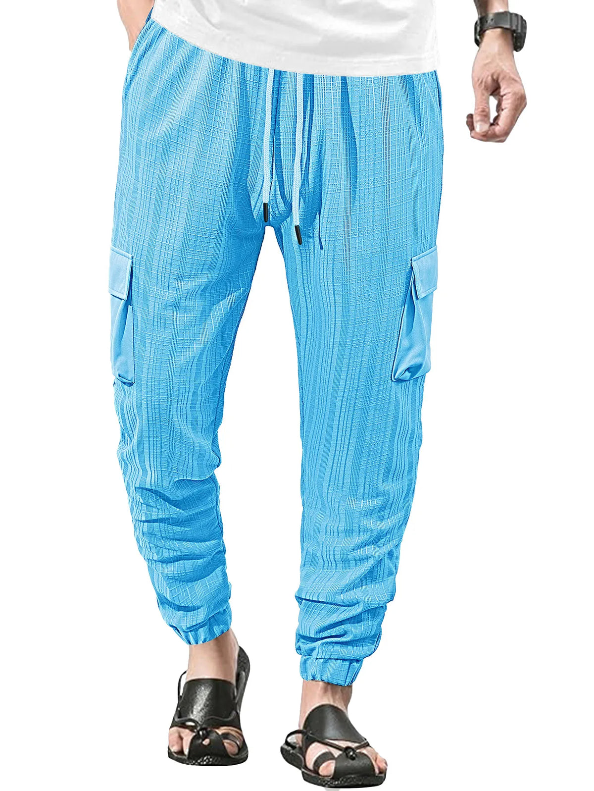 Men's Casual Loose, Comfortable And Breathable Linen-like Casual Pants