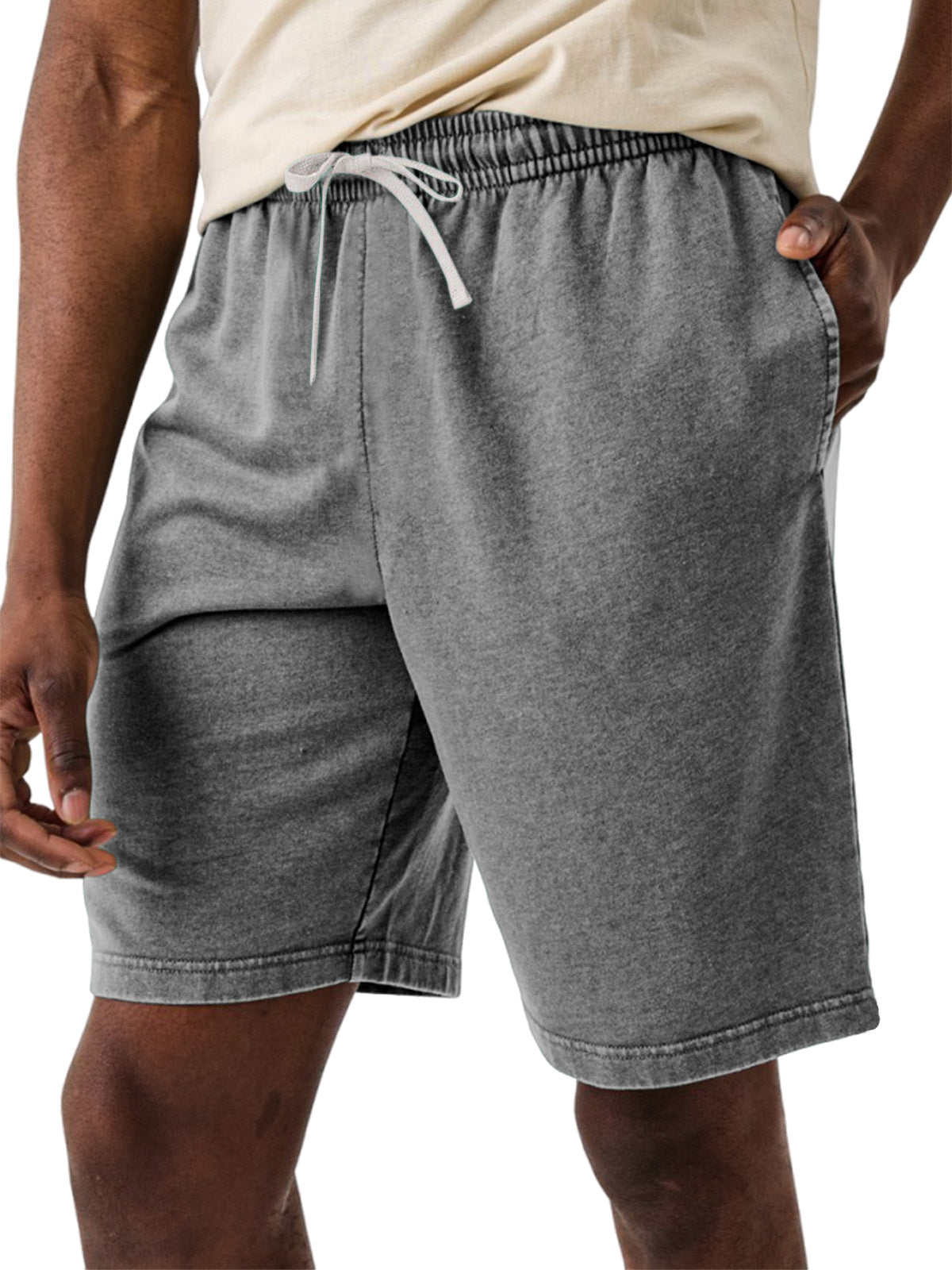 Men's Loose Washed Vintage Cotton Casual Shorts