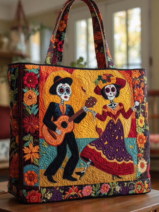 Love Of The Dead Quilted Tote Bag Style D