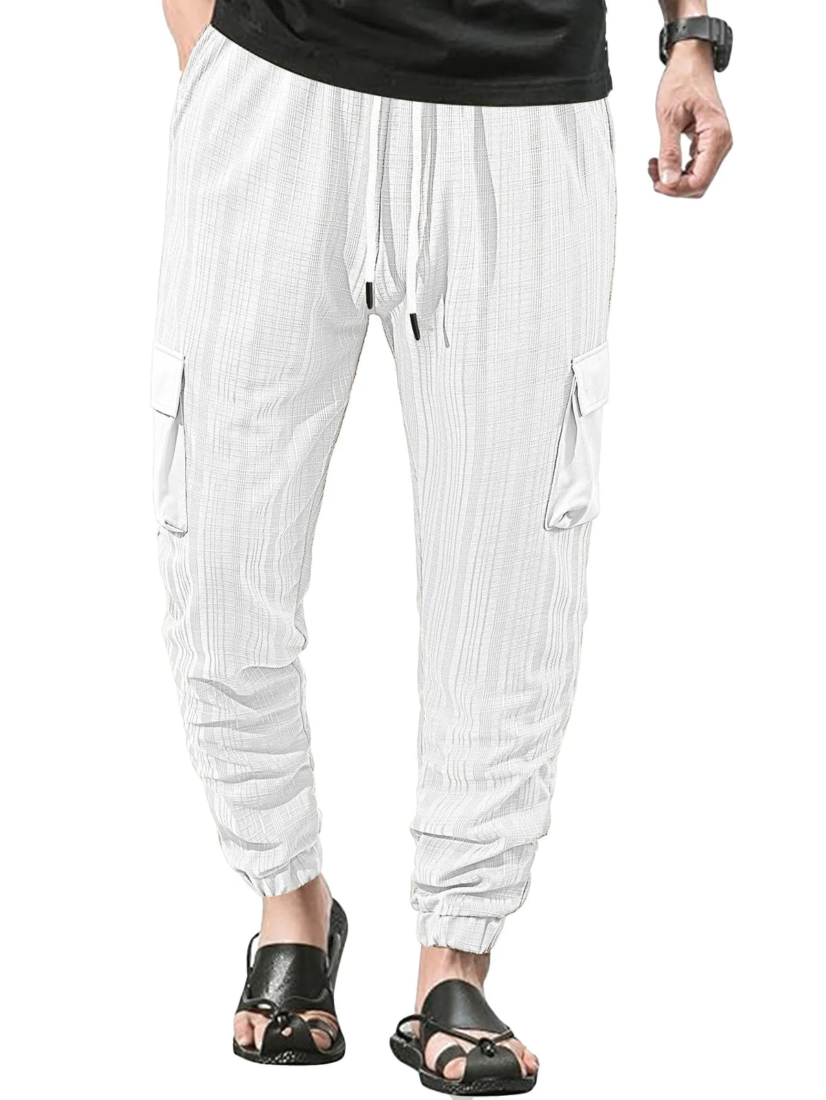 Men's Casual Loose, Comfortable And Breathable Linen-like Casual Pants