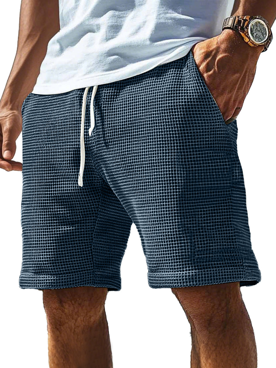 Men's Everyday Waffle Drawstring Comfort Shorts