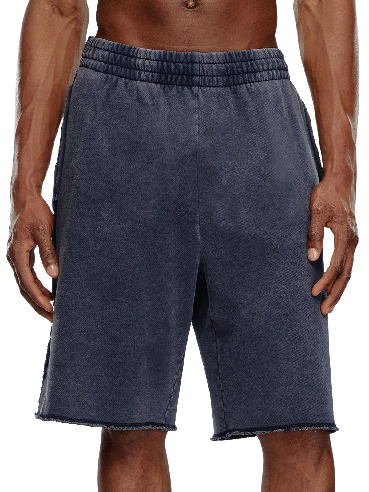 Men's Cotton Washed Distressed Vintage Distressed Shorts