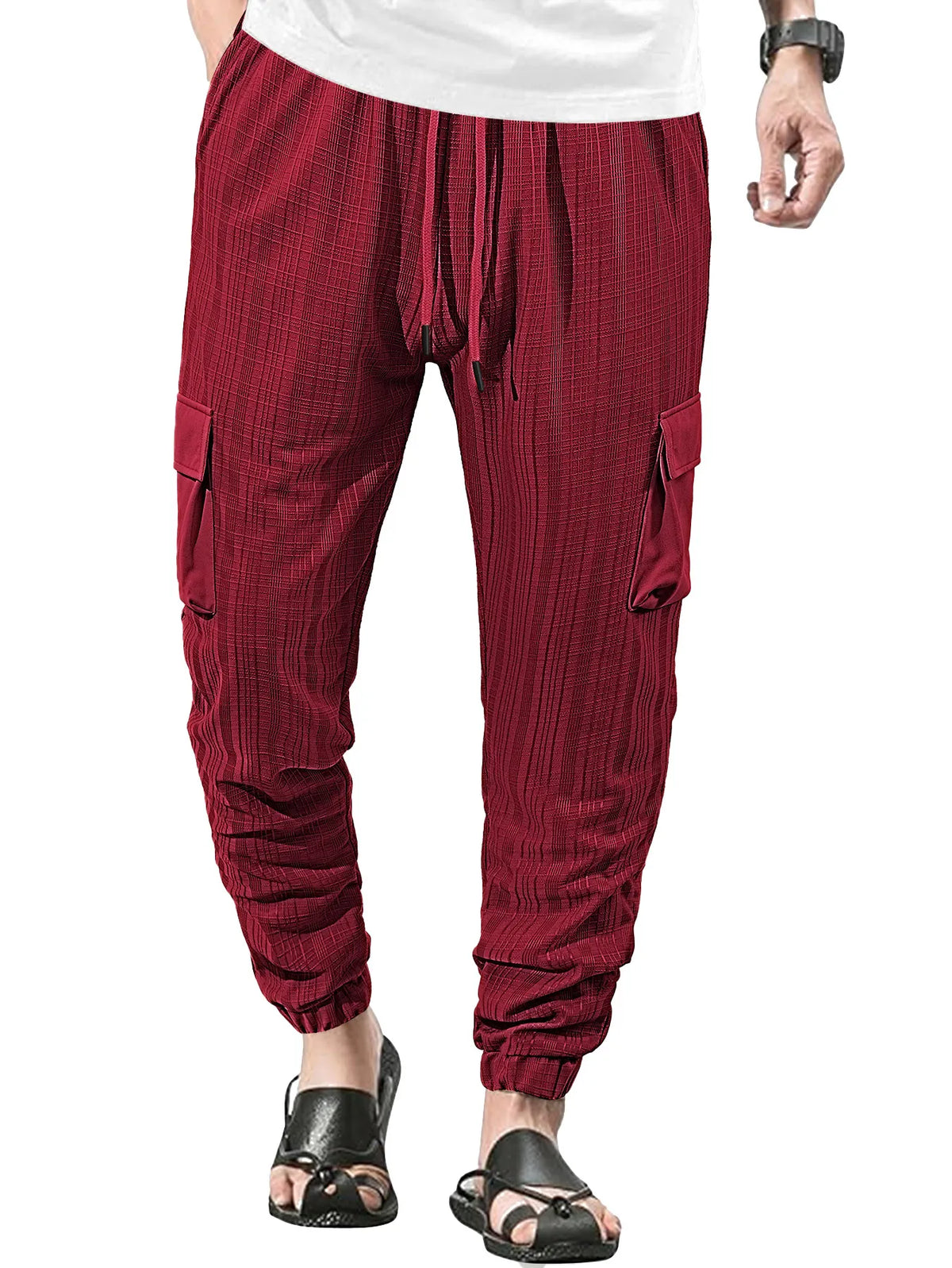 Men's Casual Loose, Comfortable And Breathable Linen-like Casual Pants
