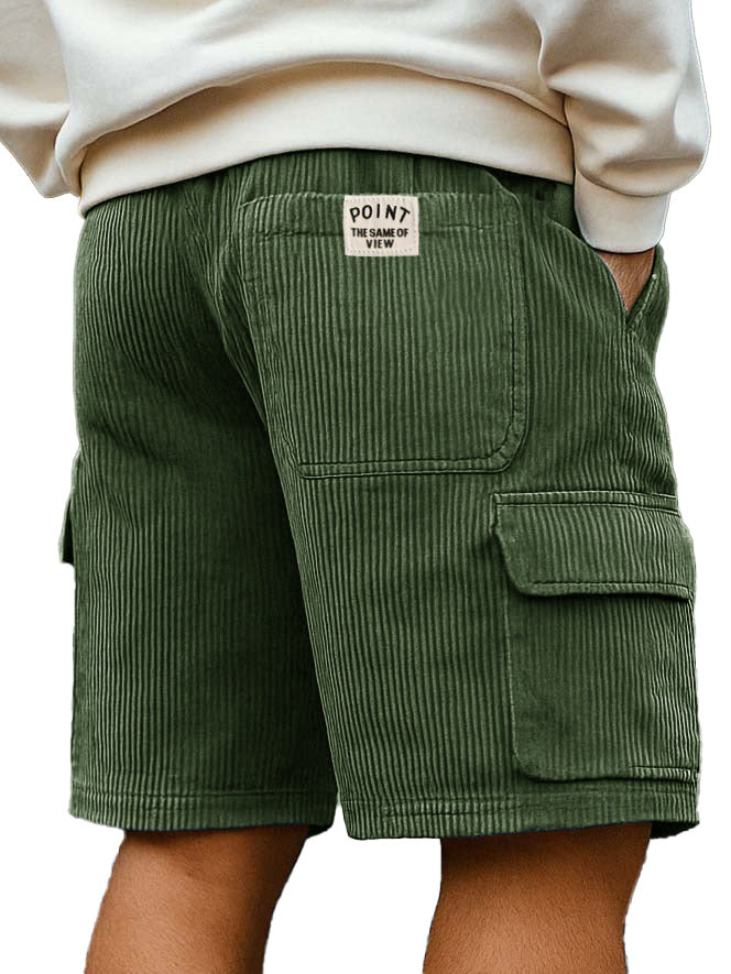 Men's Outdoor Retro Workwear Pocket Ripstop Shorts