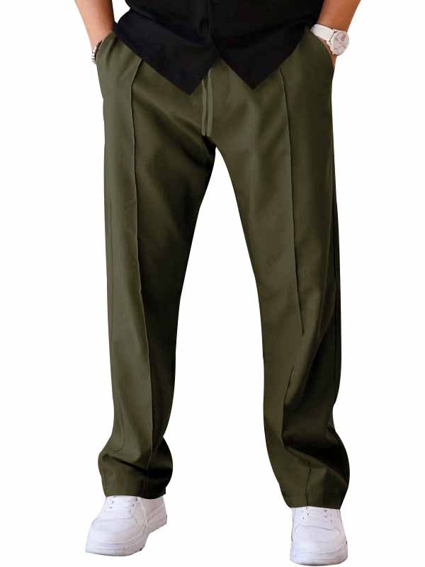 Men's Loose Straight Sports Casual Trousers