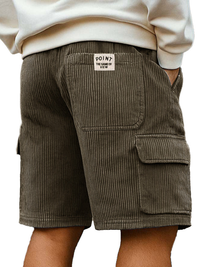 Men's Outdoor Retro Workwear Pocket Ripstop Shorts