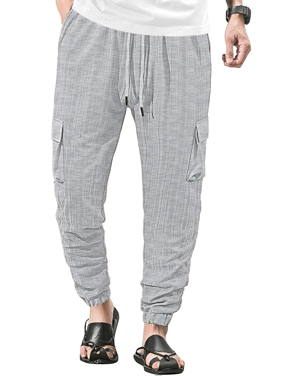 Men's Casual Loose, Comfortable And Breathable Linen-like Casual Pants