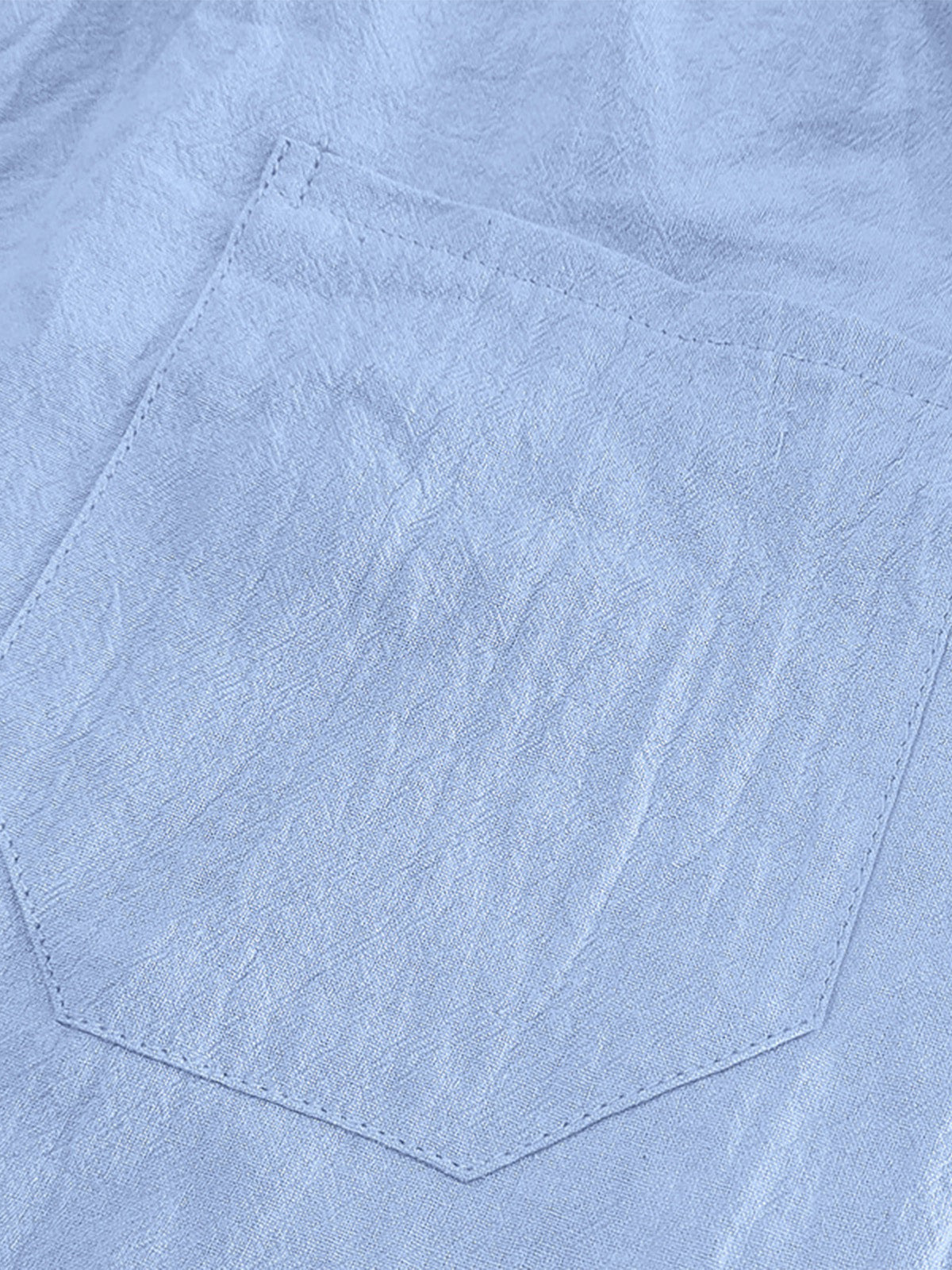 Men's Simple Solid Color Comfortable Breathable Loose Cropped Pants