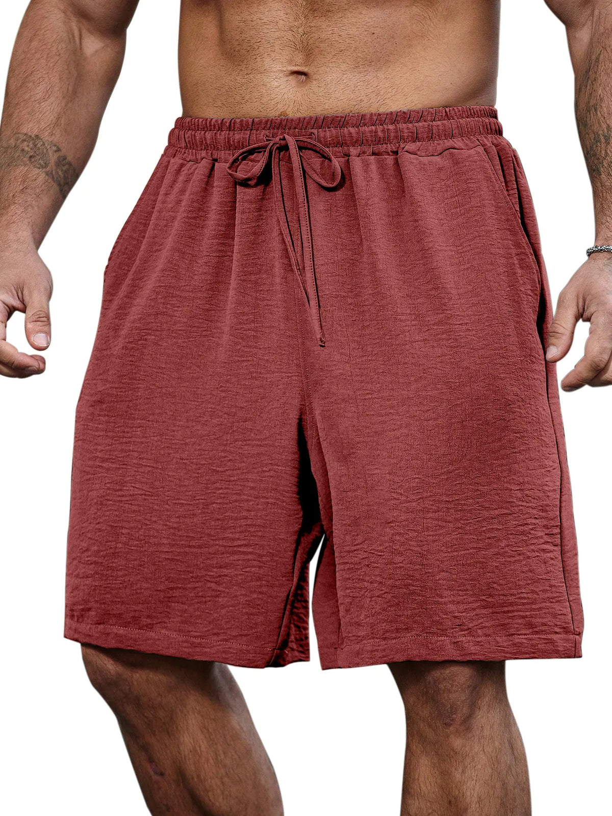 Men's Casual Simple Solid Color Comfortable Shorts