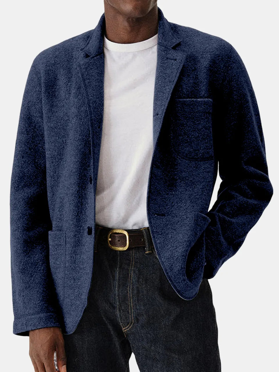 Men's Casual Solid Color Everyday Comfortable Jacket