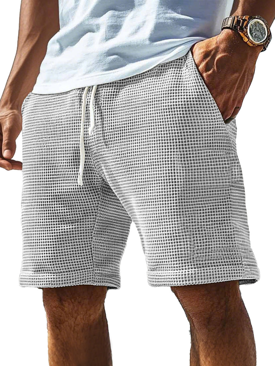 Men's Everyday Waffle Drawstring Comfort Shorts
