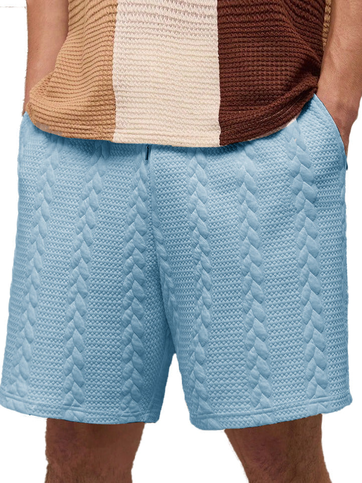 Men's Fashion Casual Jacquard Shorts