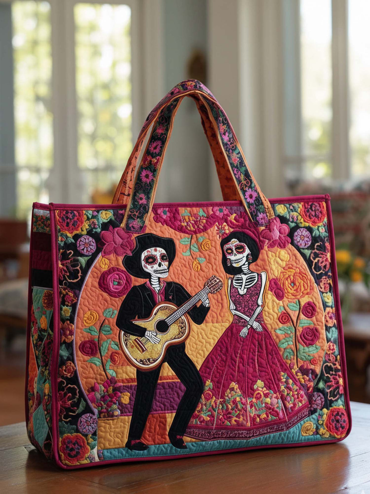 Love Of The Dead Quilted Tote Bag Style A