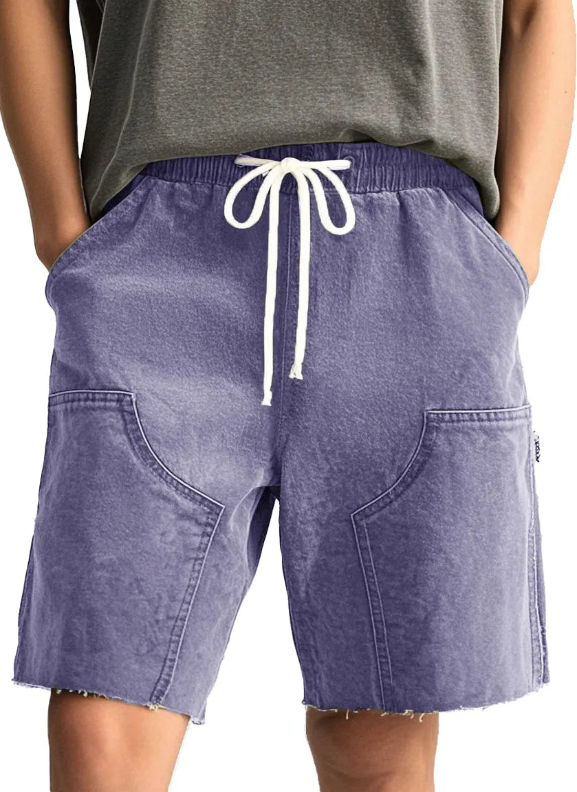 Men's Fashion Retro Casual Pocket Shorts