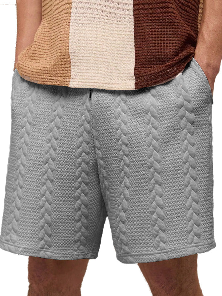 Men's Fashion Casual Jacquard Shorts