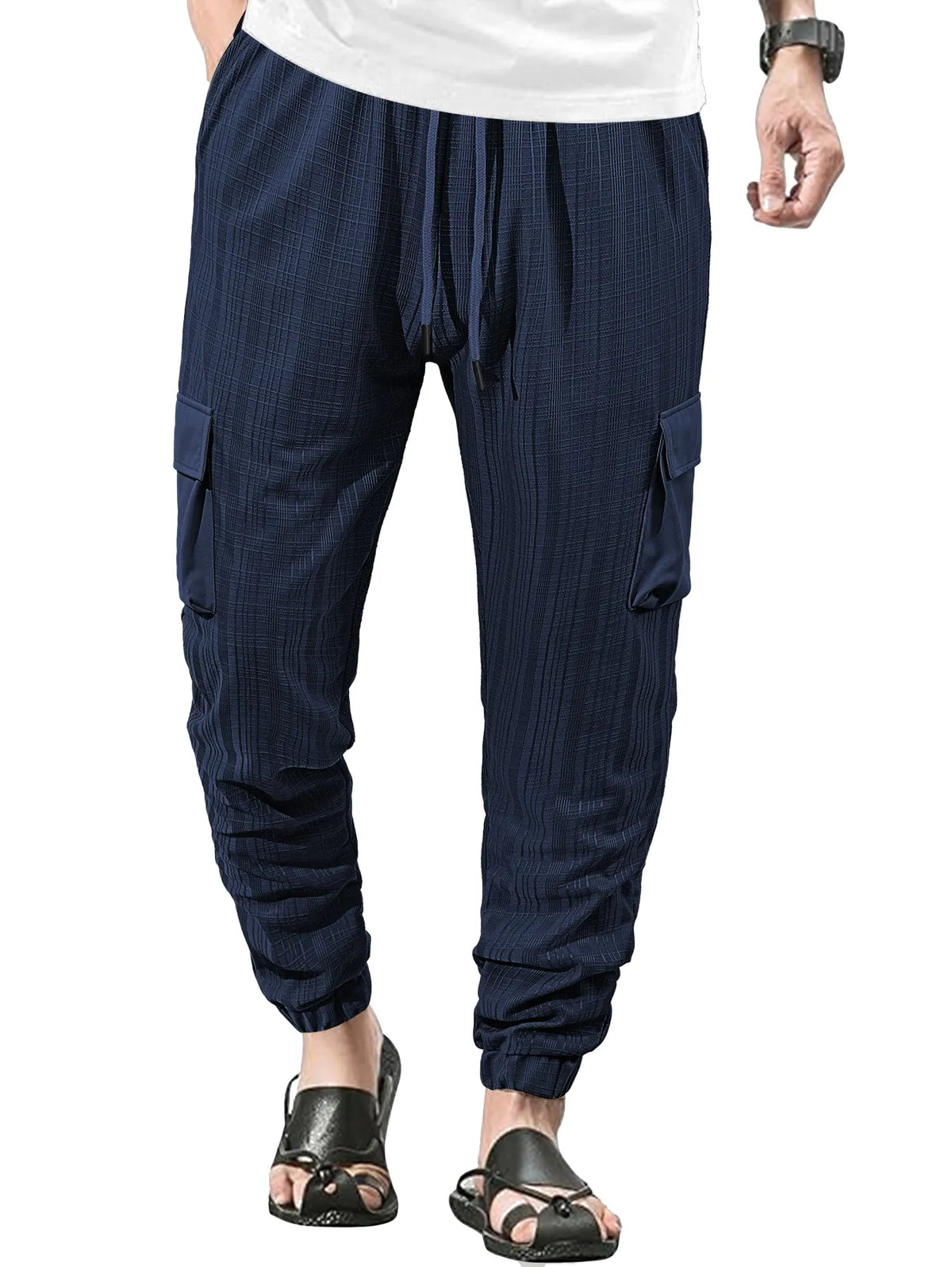 Men's Casual Loose, Comfortable And Breathable Linen-like Casual Pants